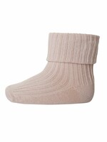 MP Denmark MP Denmark | Cotton rib baby socks – Rose Dust 853