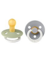 Bibs | Colour speen latex 2 pack - Sage/Cloud - NIGHT - size 3