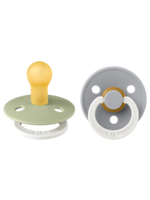 Bibs | Colour speen latex 2 pack - Sage/Cloud - NIGHT - size 2