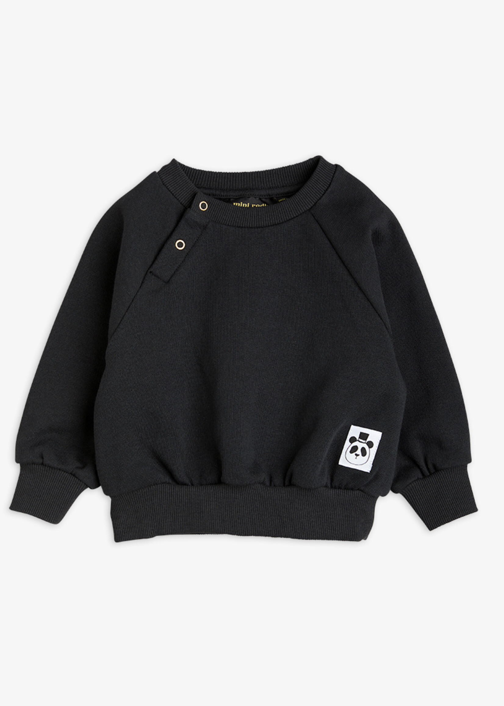 Mini Rodini MINI RODINI | Basic solid sweatshirt - Black