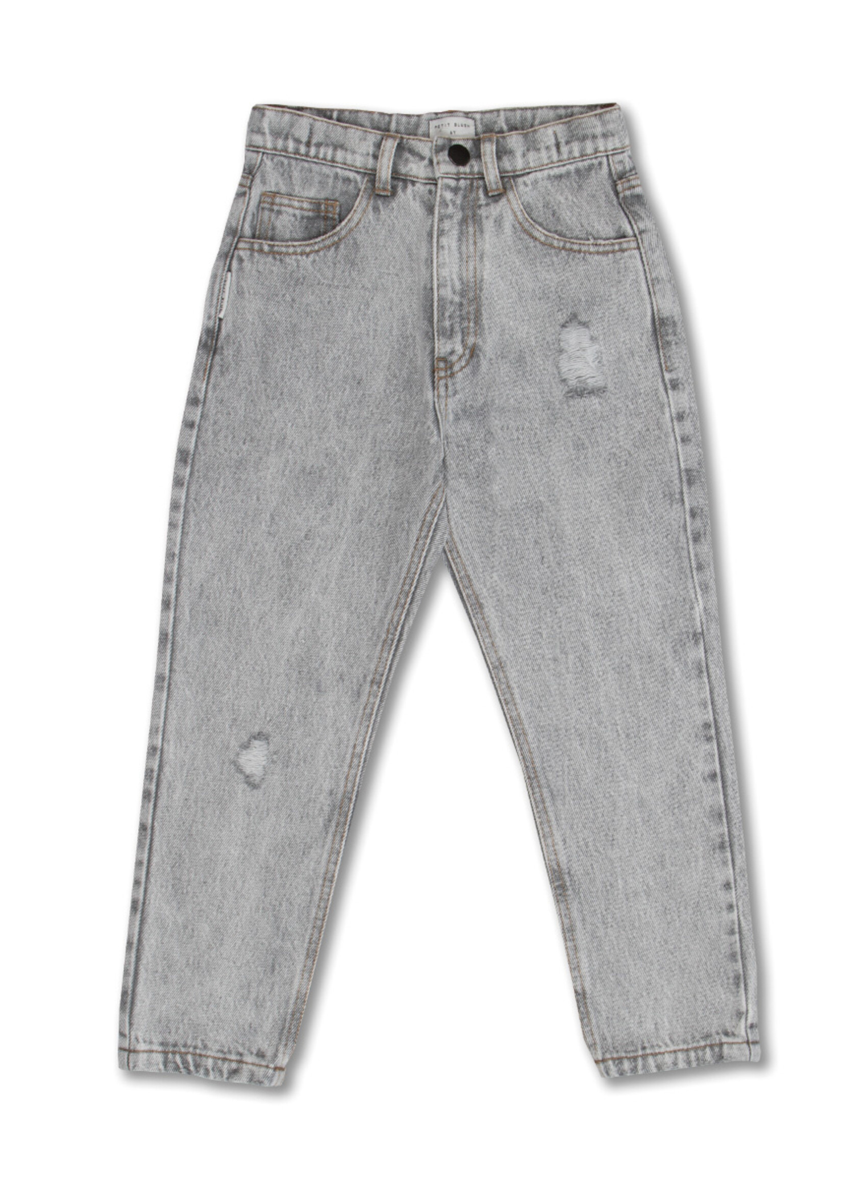 Petit Blush Petit Blush | Baggy Fit Jeans - Washed Light Grey