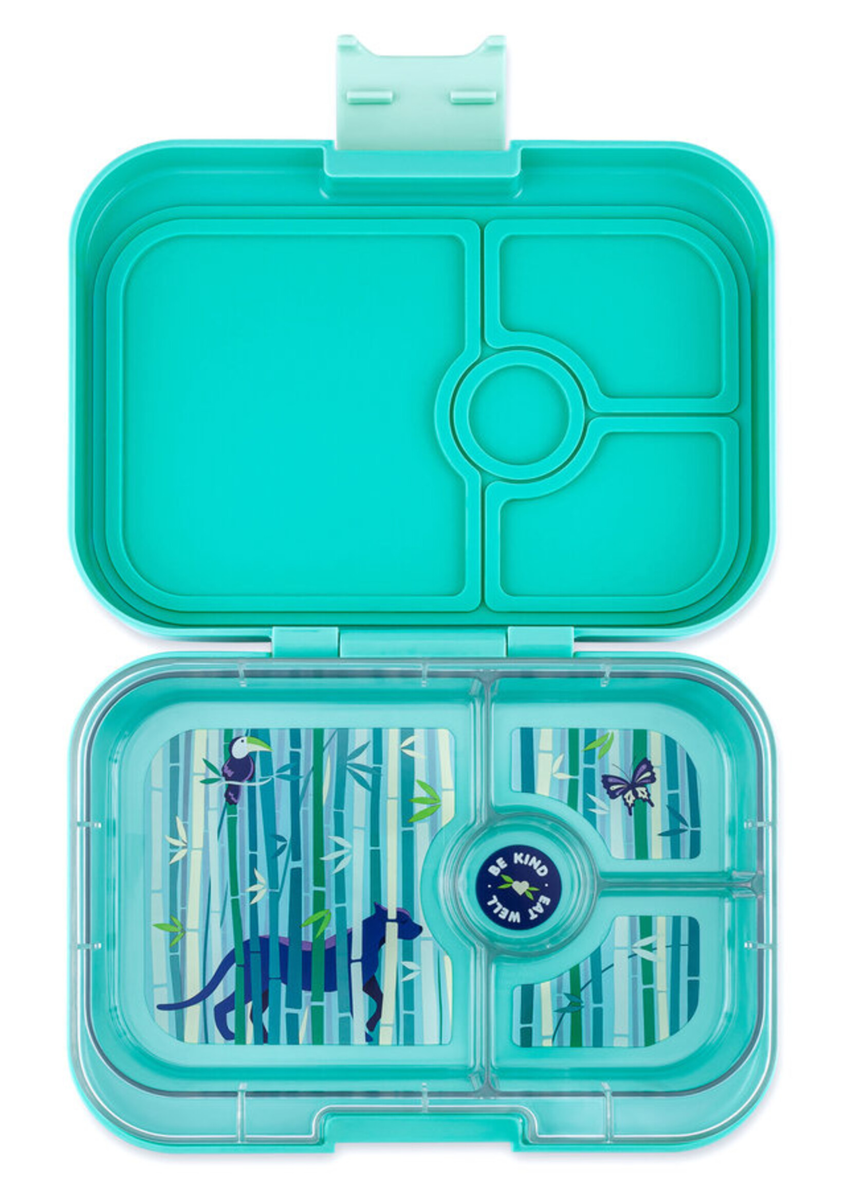 Yumbox Bento | Yumbox - Panino 4-vakken - Tropical Aqua / Panther tray