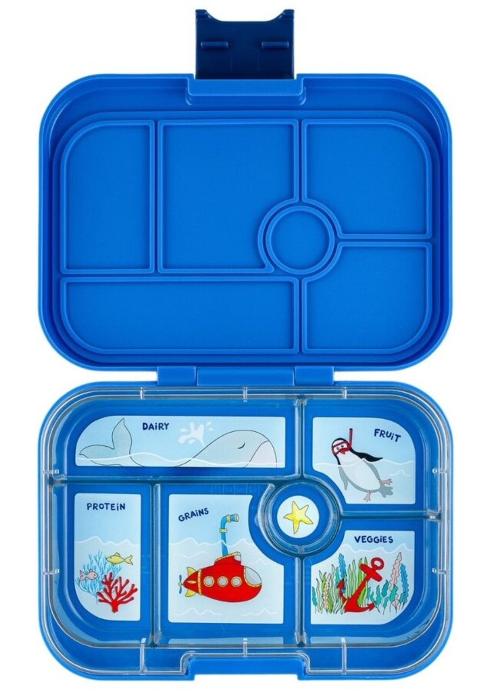 Yumbox Bento | Yumbox -  6-vakken - Surf Blue / Submarine