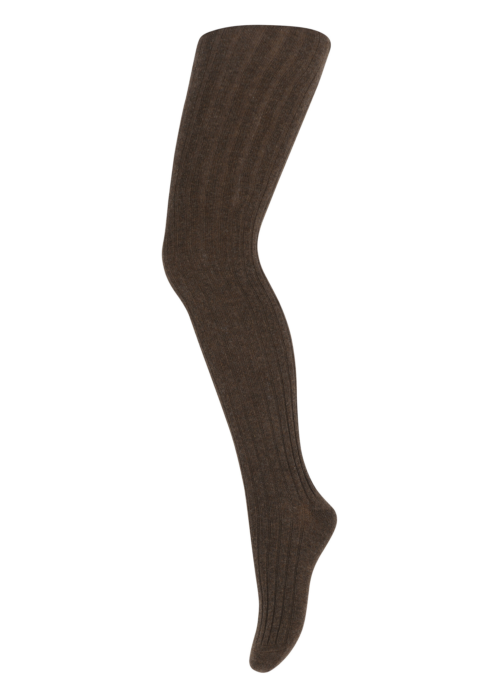 MP Denmark MP Denmark | Cotton rib tights - Brown Melange col.300