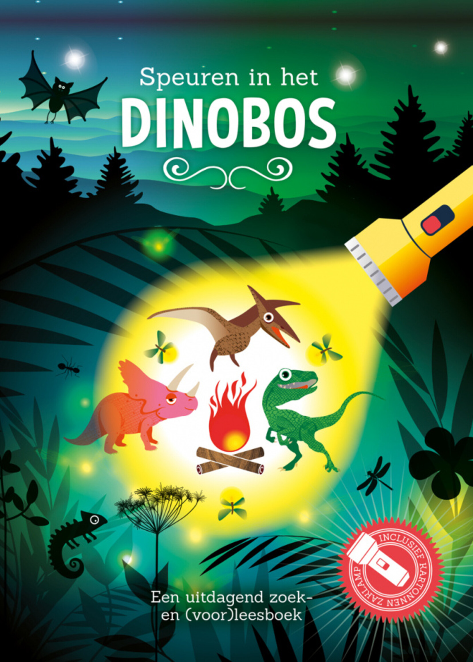 Zaklampboek | Speuren in het dinobos