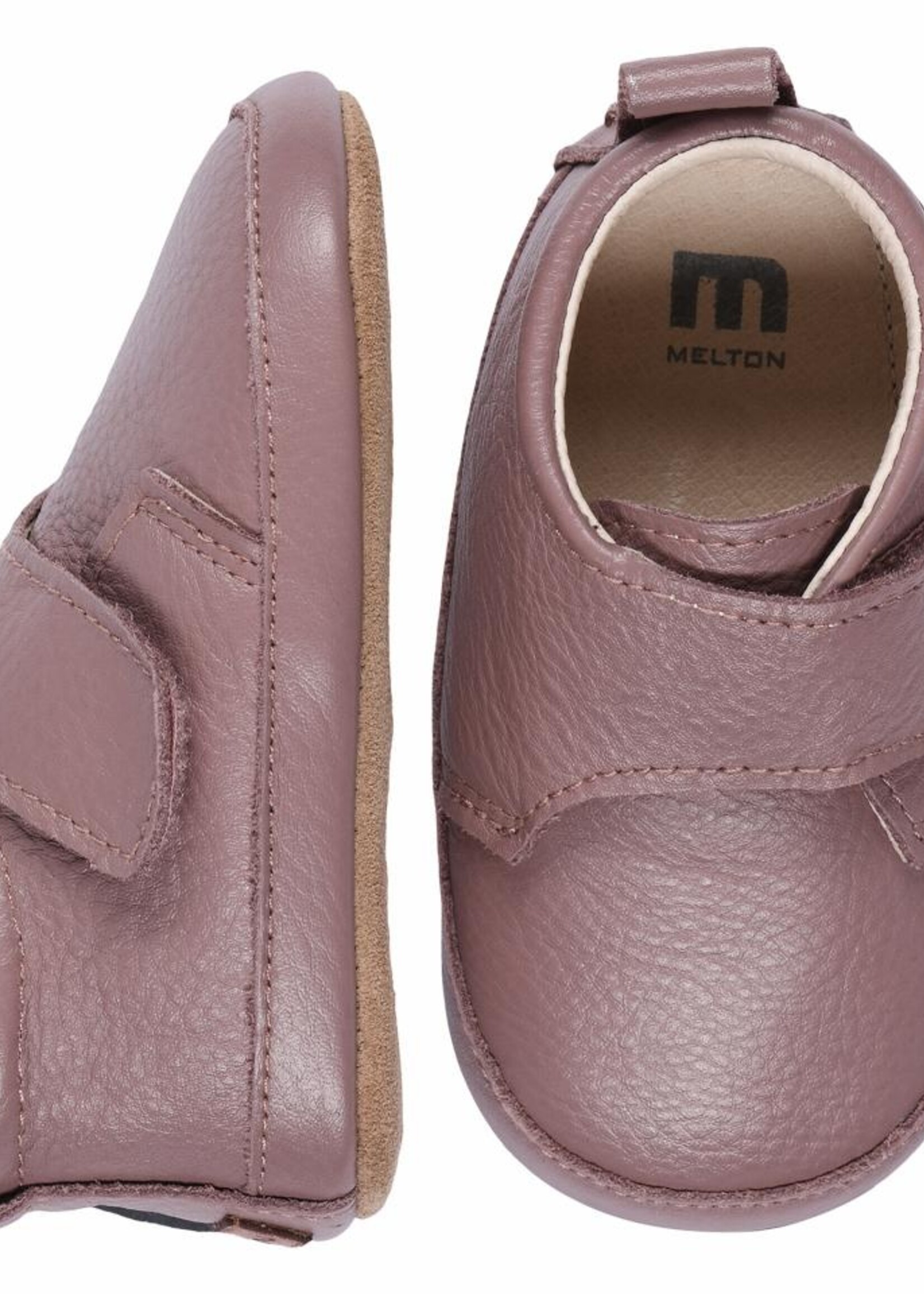 MP Denmark Melton | Luxury leather slippers - Fawn
