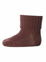 MP Denmark MP Denmark | Wool rib baby socks - Brown Sienna - col.76