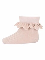 MP Denmark MP Denmark | Lea socks with lace merino wool - Rose Dust - Col. 853