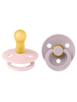 Bibs | Colour speen latex 2 pack - Blossom/Dusky Lilac size 2