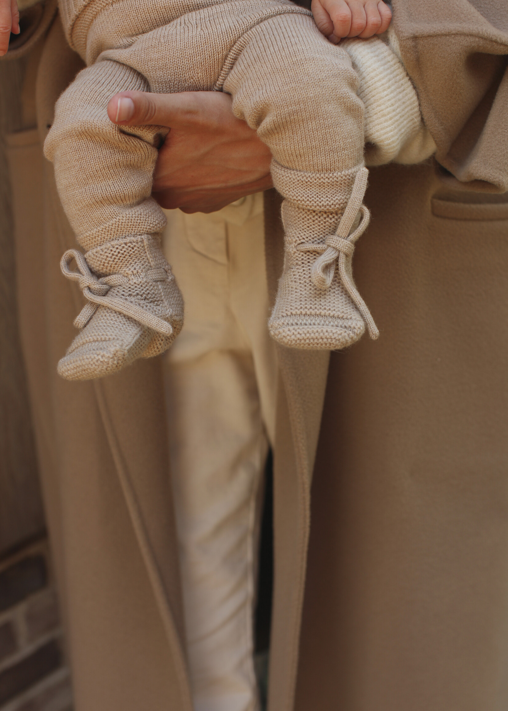 hvid Hvid | Booties 9 - 15m - Sand