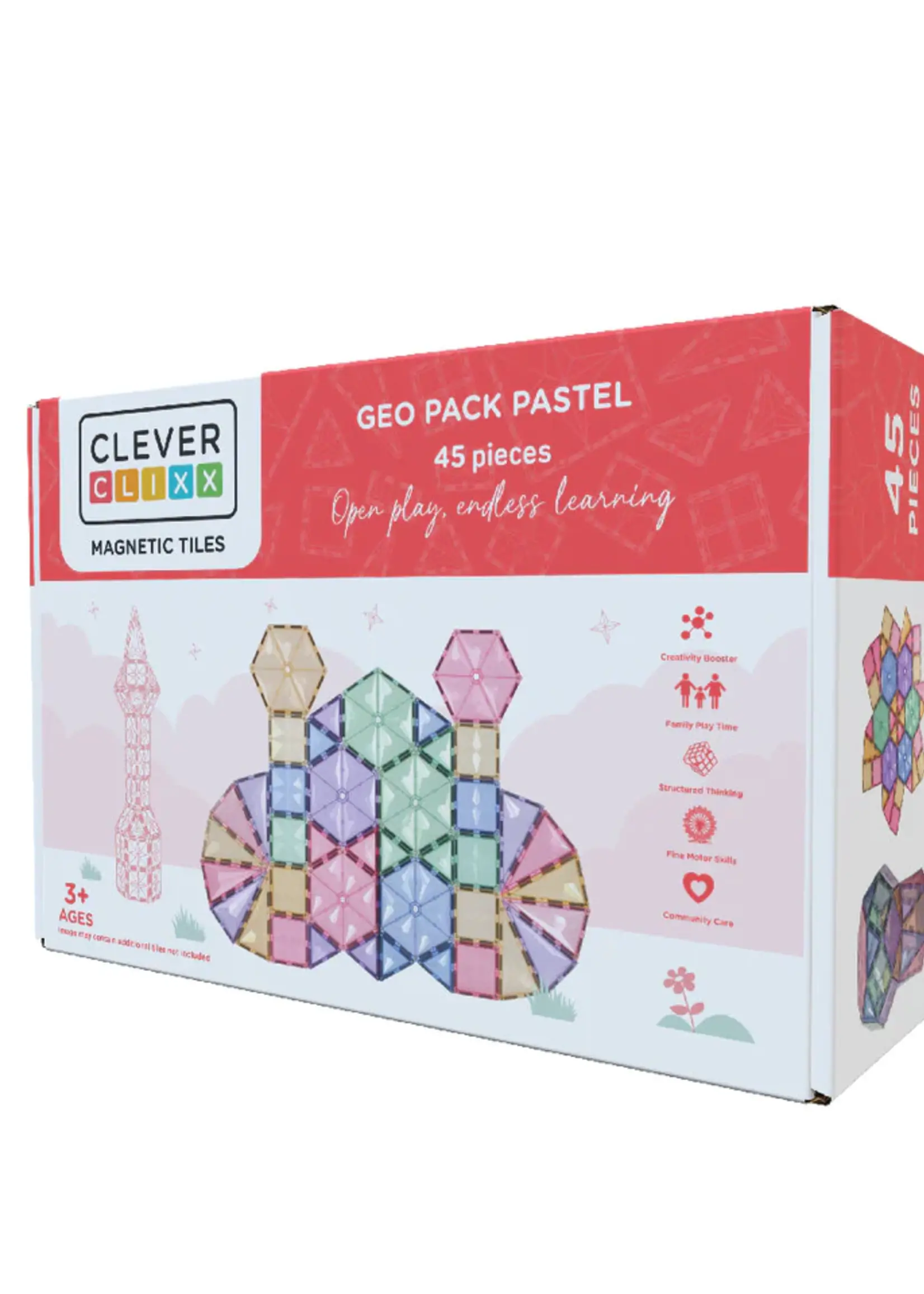 Cleverclixx Cleverclixx | Geo Pack Pastel - 45 pieces