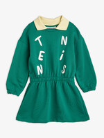 Mini Rodini MINI RODINI | Tennis application collar sweatdress – Green