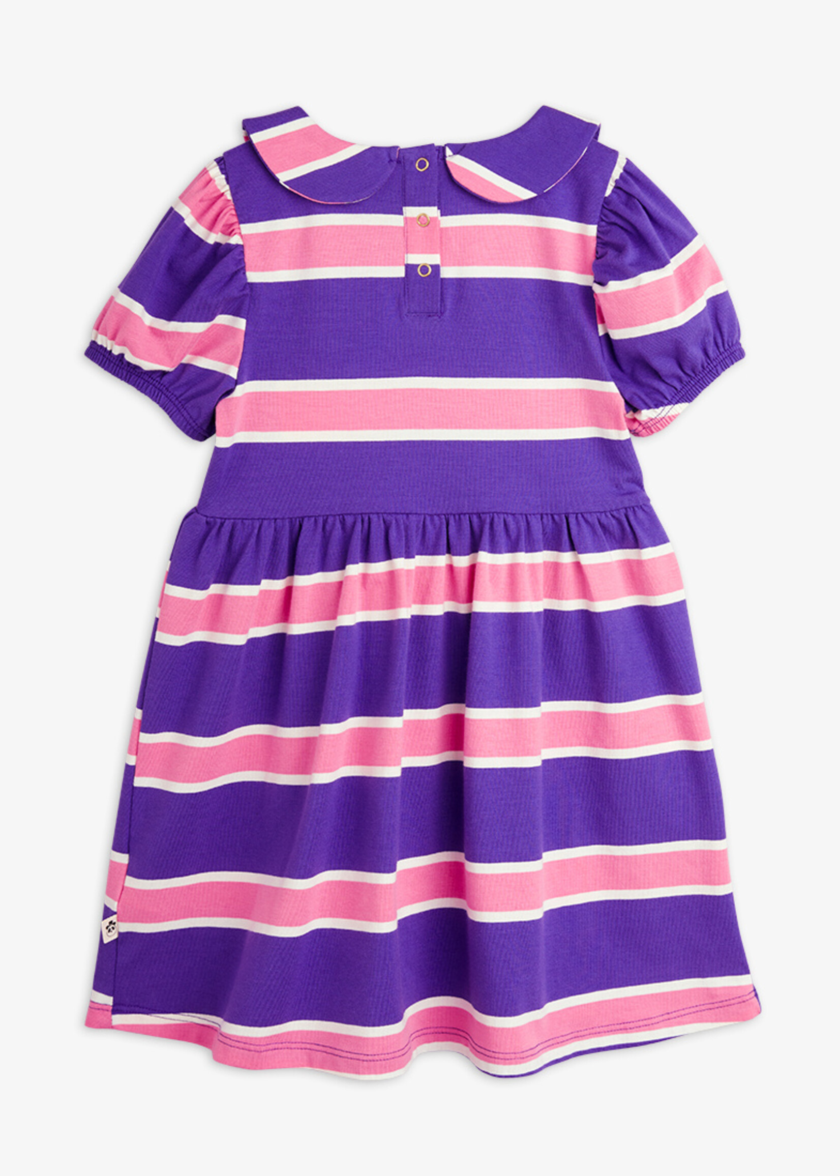Mini Rodini MINI RODINI | Stripe ss dress – Purple