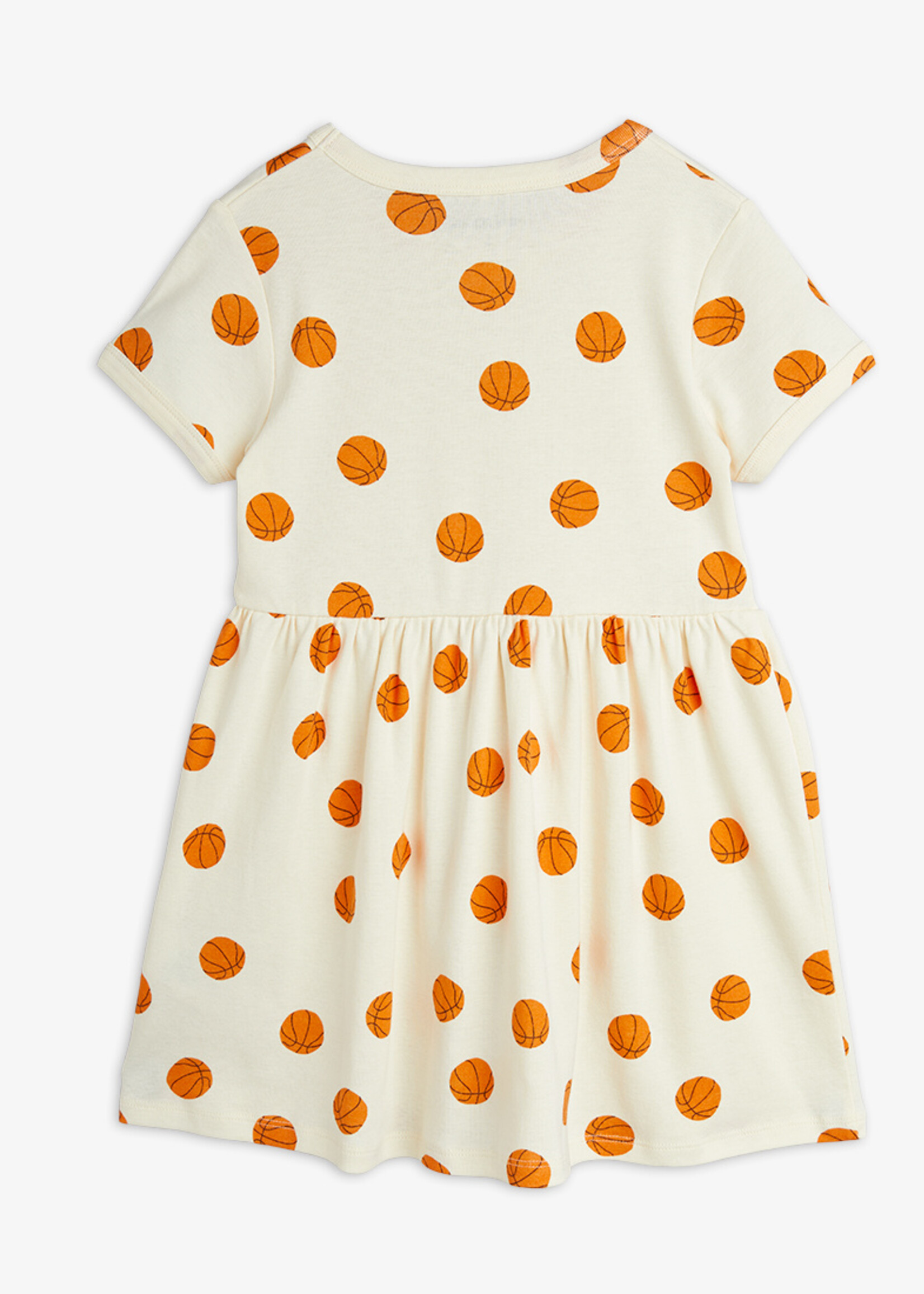 Mini Rodini MINI RODINI | Basketball aop ss dress – Offwhite