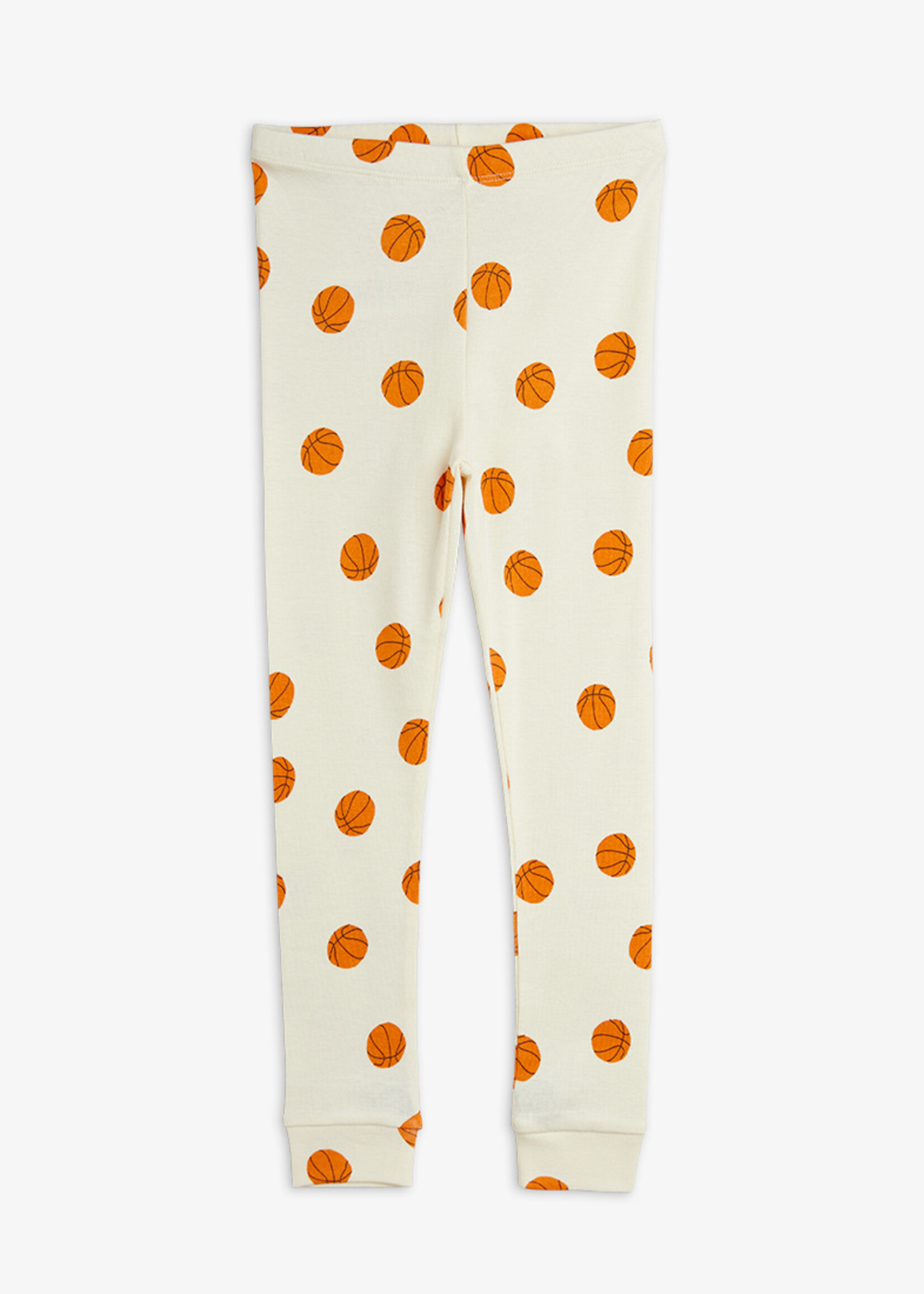 Mini Rodini MINI RODINI | Basketball aop leggings – Offwhite