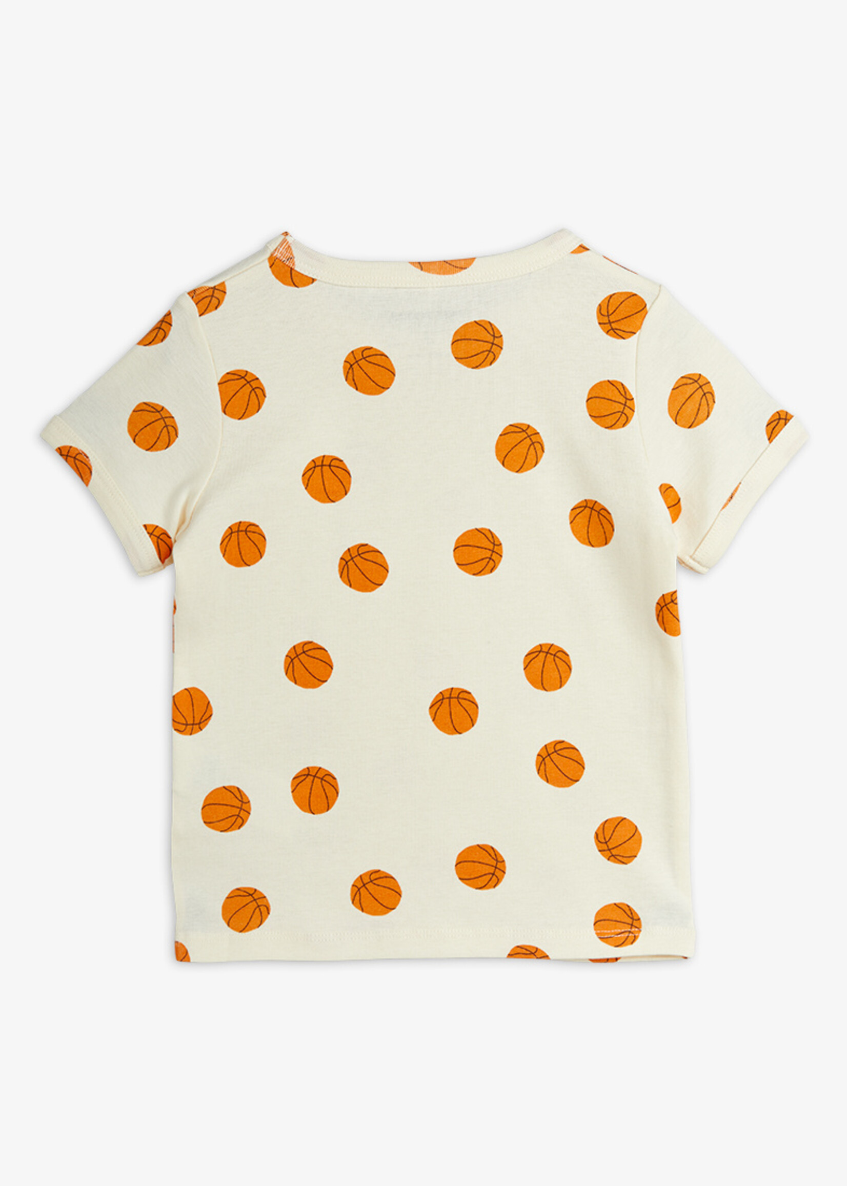 Mini Rodini MINI RODINI | Basketball aop ss tee – Offwhite