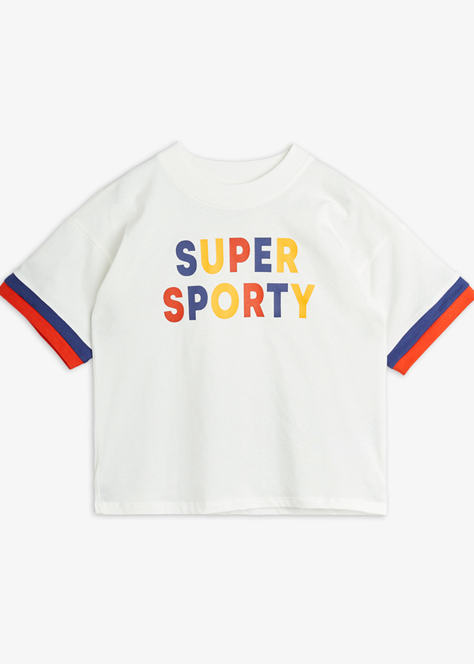 Mini Rodini MINI RODINI | Super sporty sp ss tee – Offwhite