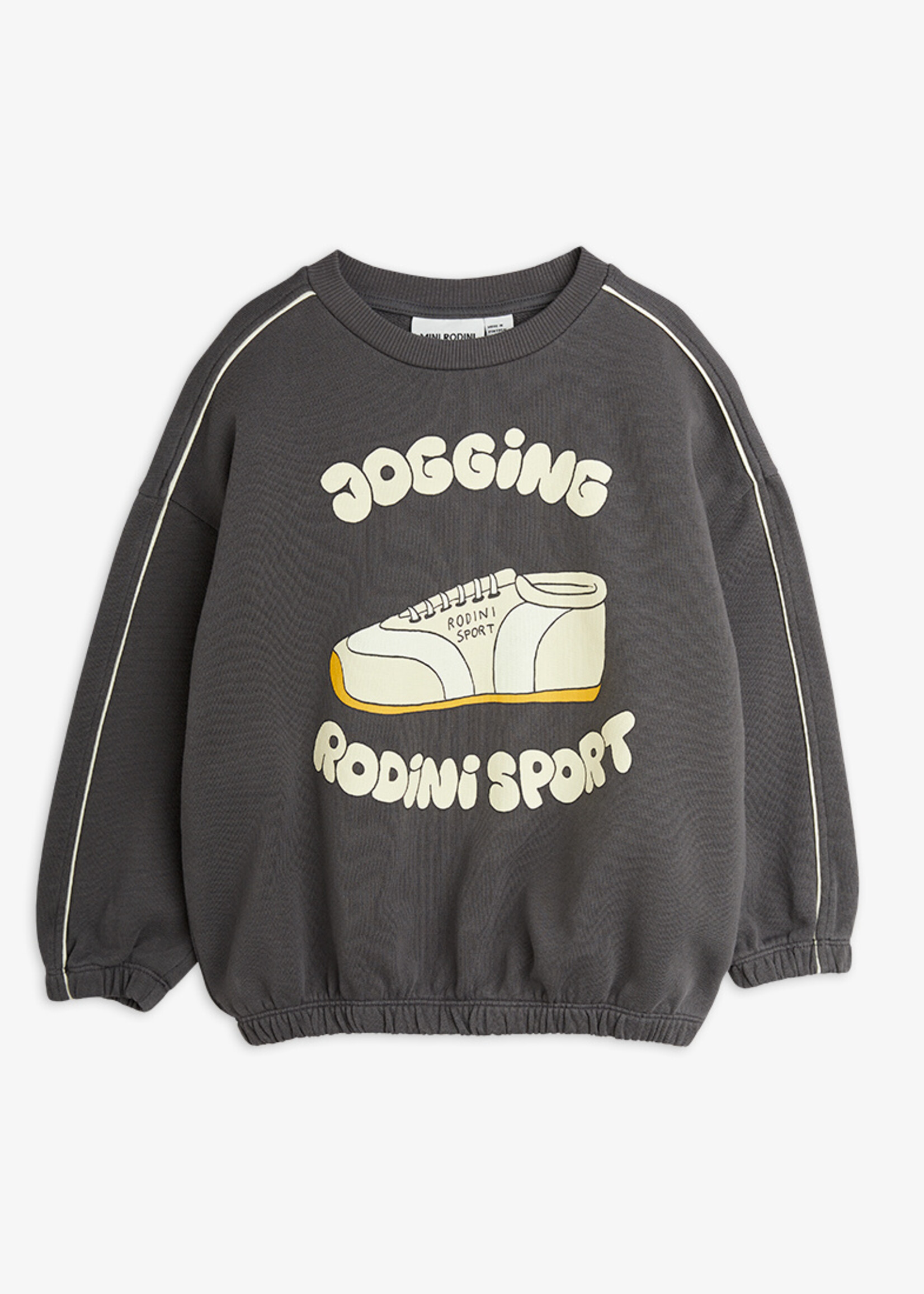 Mini Rodini MINI RODINI | Jogging sp sweatshirt – Grey