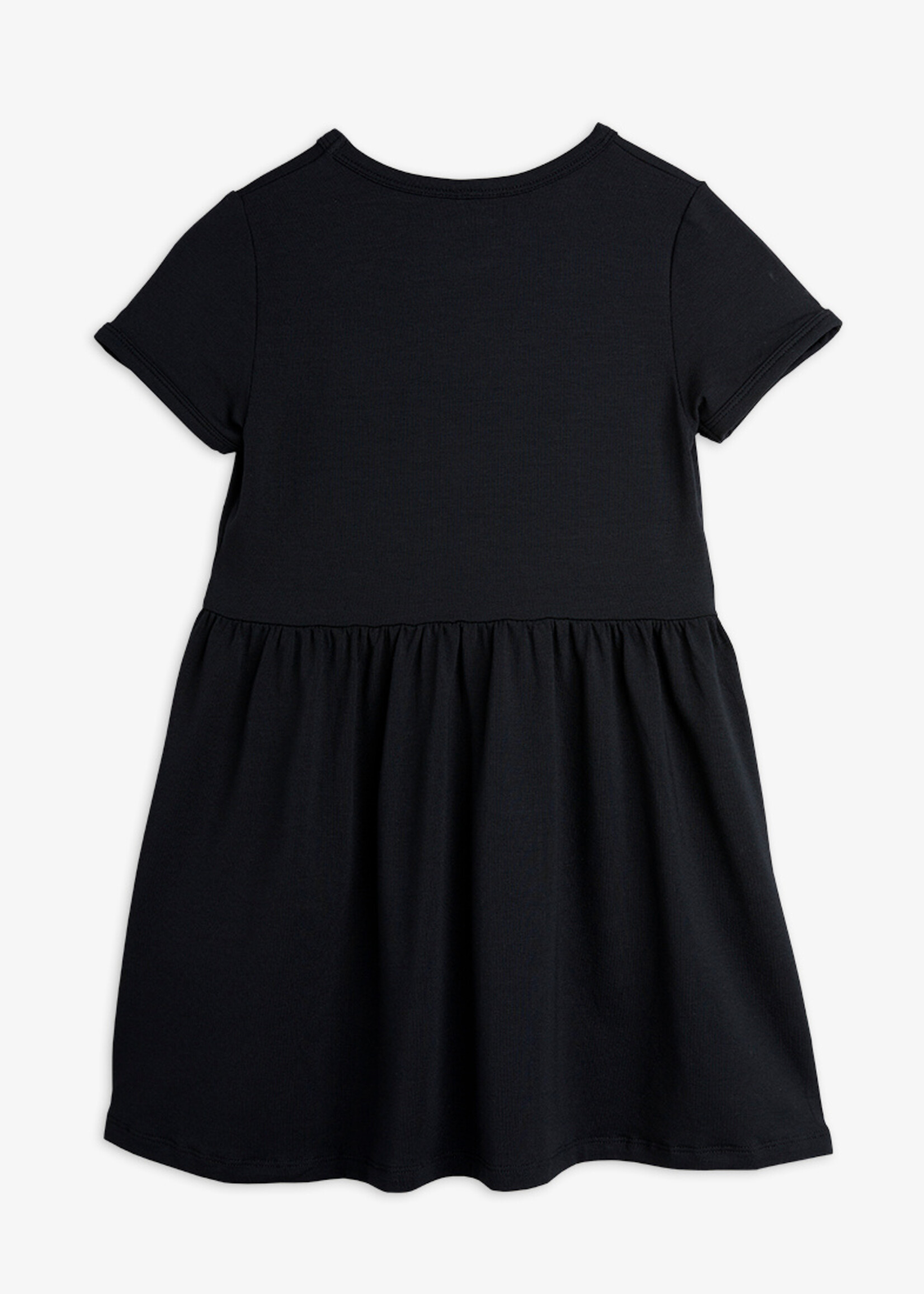 Mini Rodini MINI RODINI | Basic ss dress TENCEL™ - Black