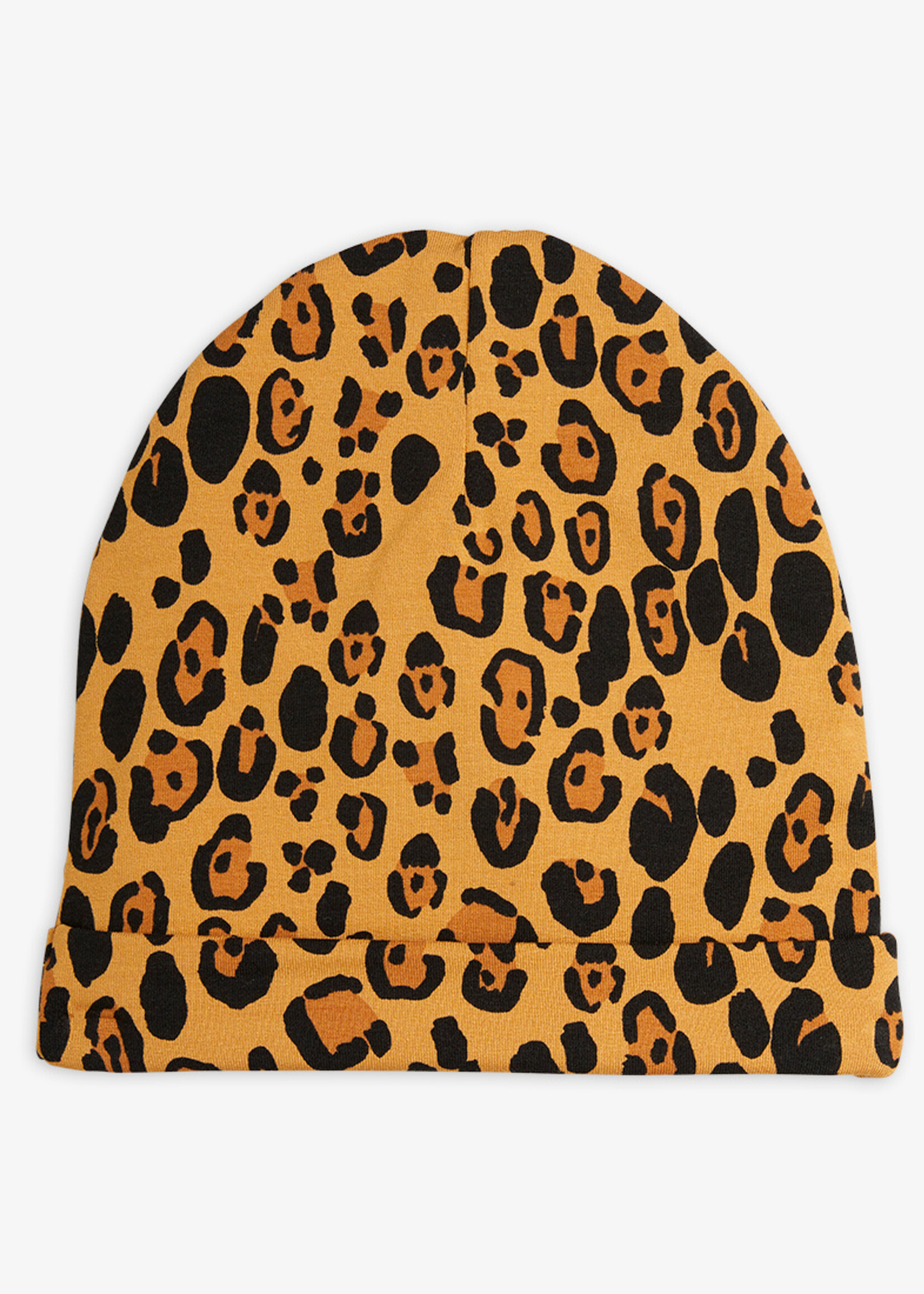 Mini Rodini MINI RODINI | Basic leopard beanie – Beige