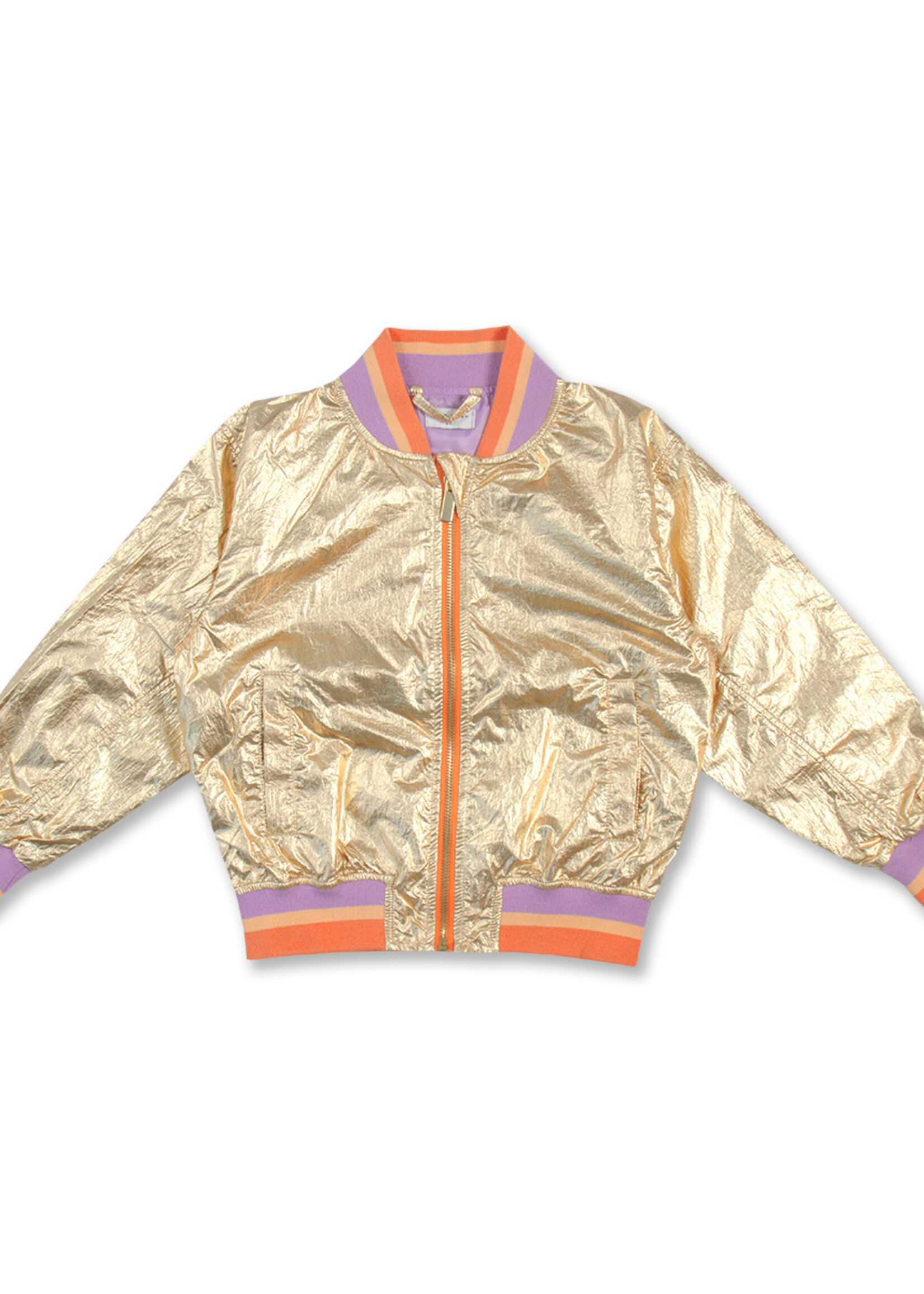 Petit Blush Petit Blush | Metallic Jacket - Gold