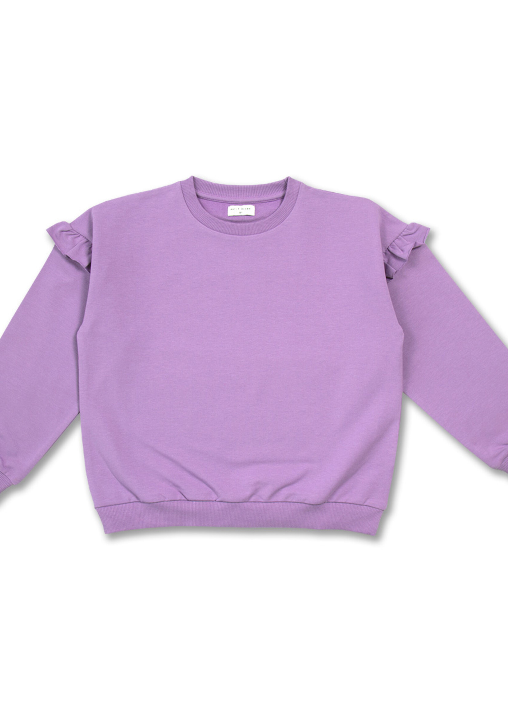 Petit Blush Petit Blush | Ruffle Sweater - English Lavender