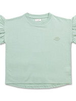 Petit Blush Petit Blush | Ruffle T-shirt - Surf Spray