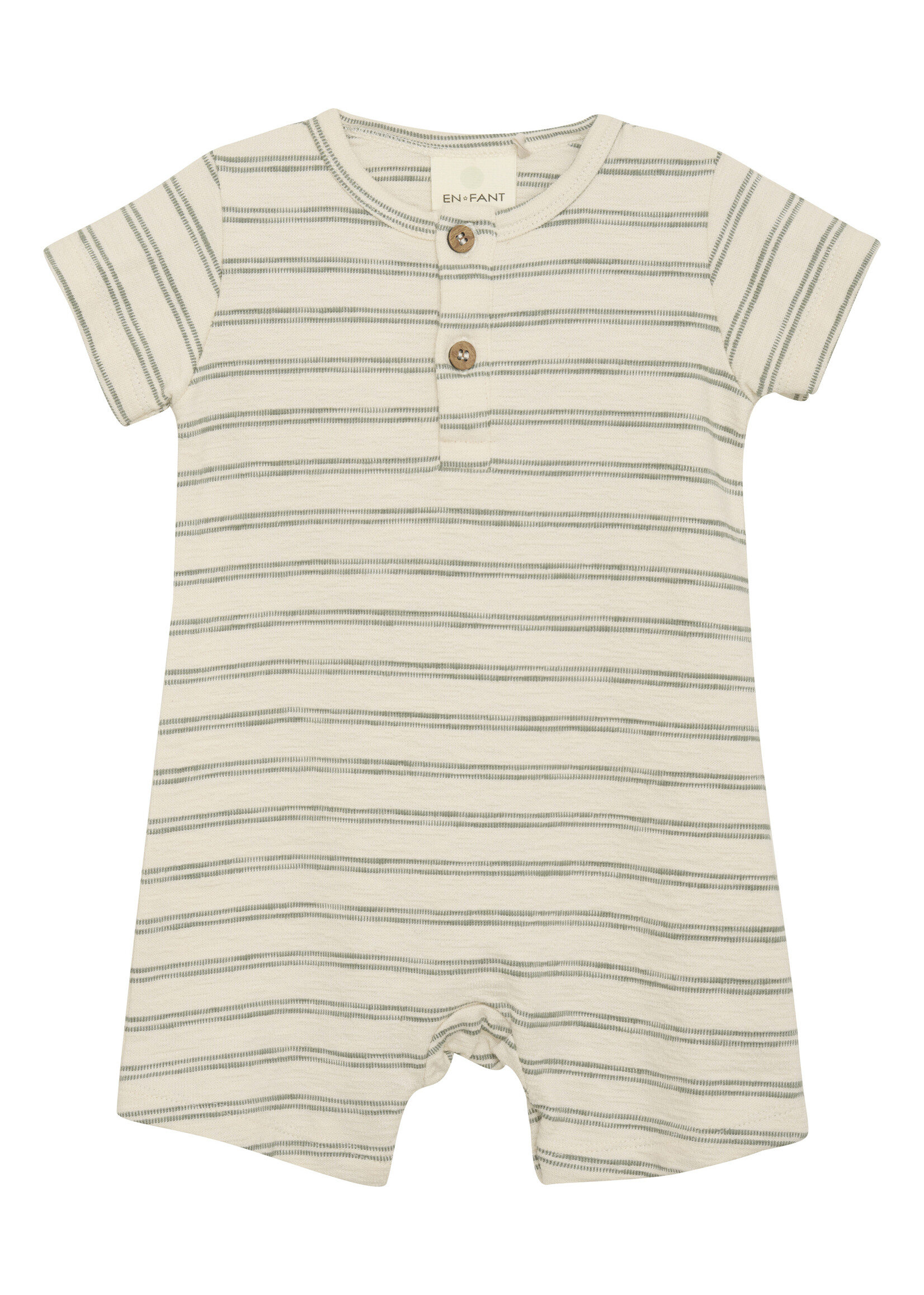 ENFANT Enfant | Playsuit SS Stripes - Sea Spray