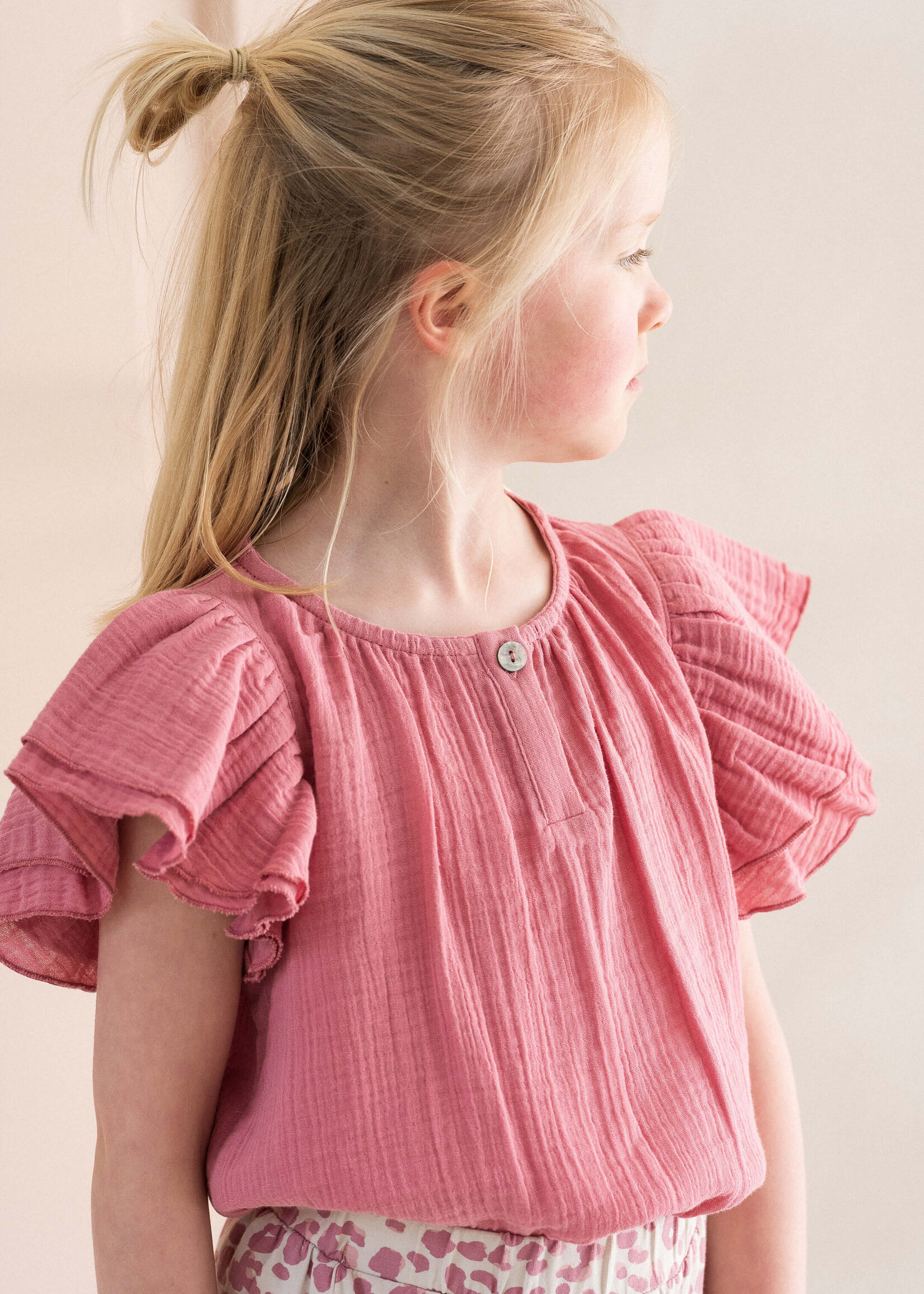 House of Jamie House of Jamie | Butterfly Top - Blush