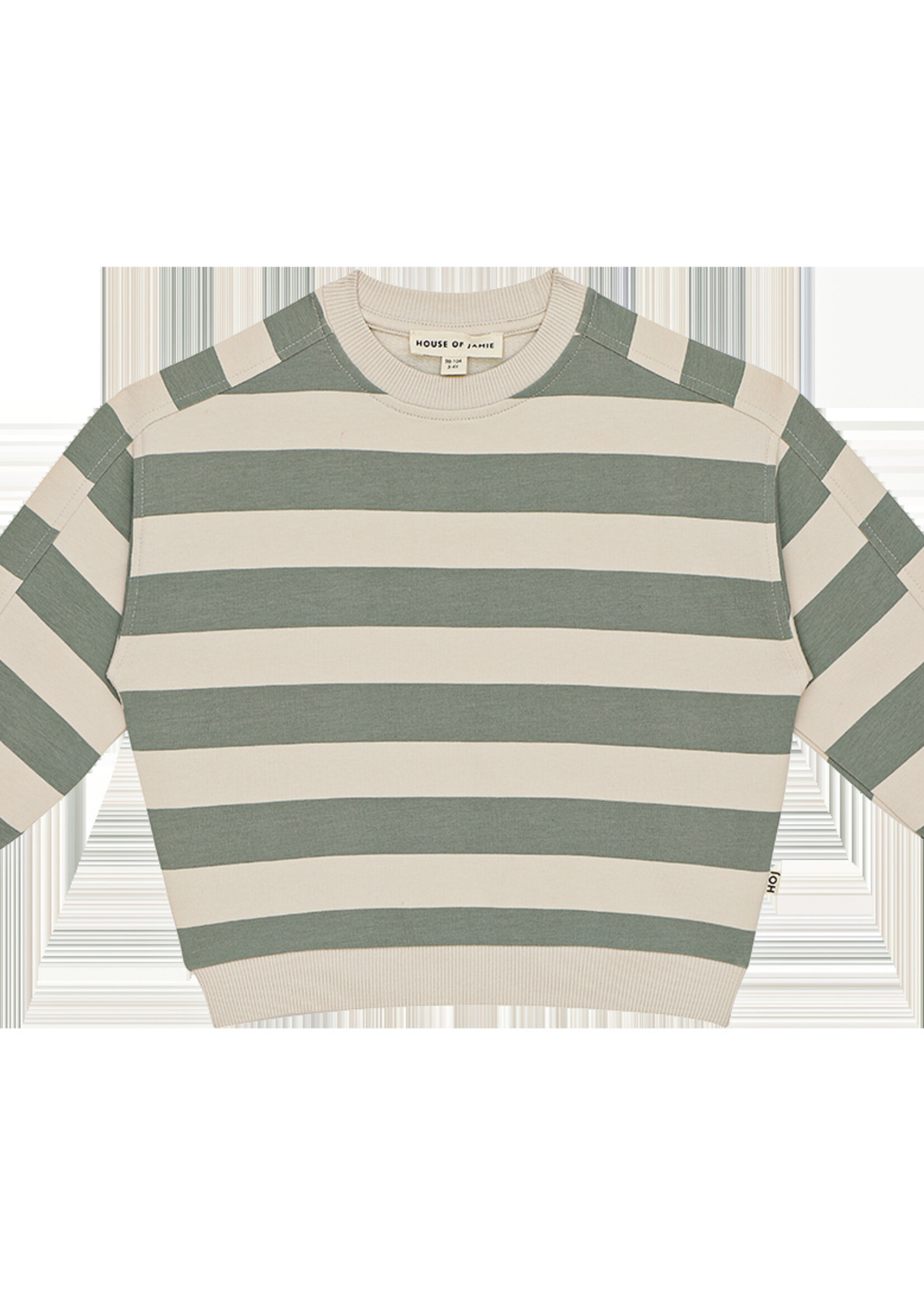 House of Jamie House of Jamie | Sweatshirt - Stormy Sea Stripes