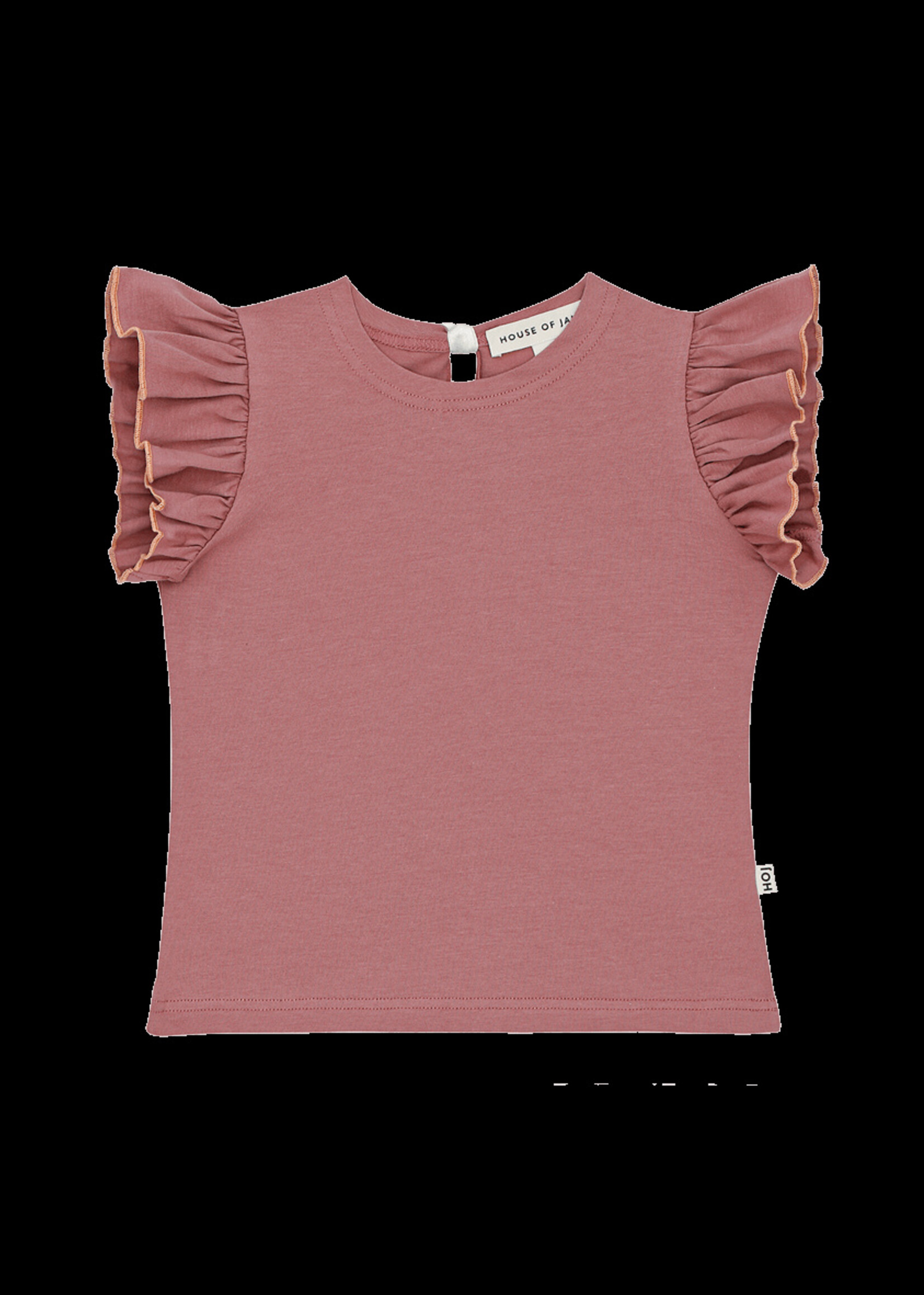 House of Jamie House of Jamie | Ruffled Tee - Rose