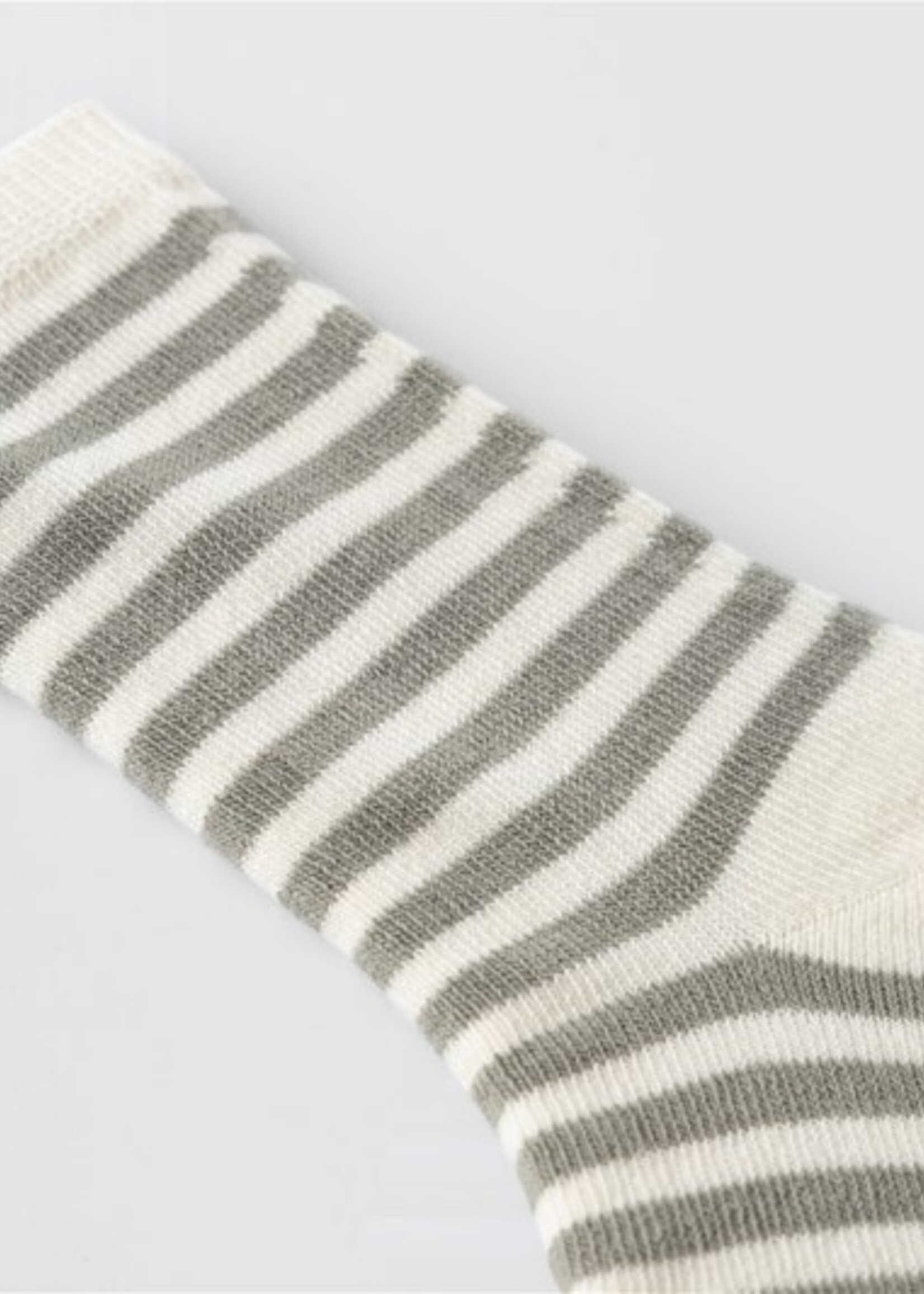 Lil' Atelier Lil' Atelier | NBMELOVE STRIPE SOCK LIL - Silver Filigree