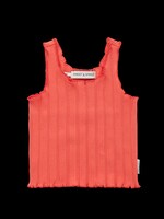 Sproet&Sprout Sproet&Sprout | Rib singlet top coral – Coral