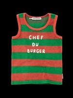 Sproet&Sprout Sproet&Sprout | Tanktop boys Chef du burger – Coral