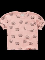 Sproet&Sprout Sproet&Sprout | T-shirt elastic Shell print – Blossom