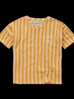 Sproet&Sprout Sproet&Sprout | T-shirt linen stripe Sunset – Biscotti