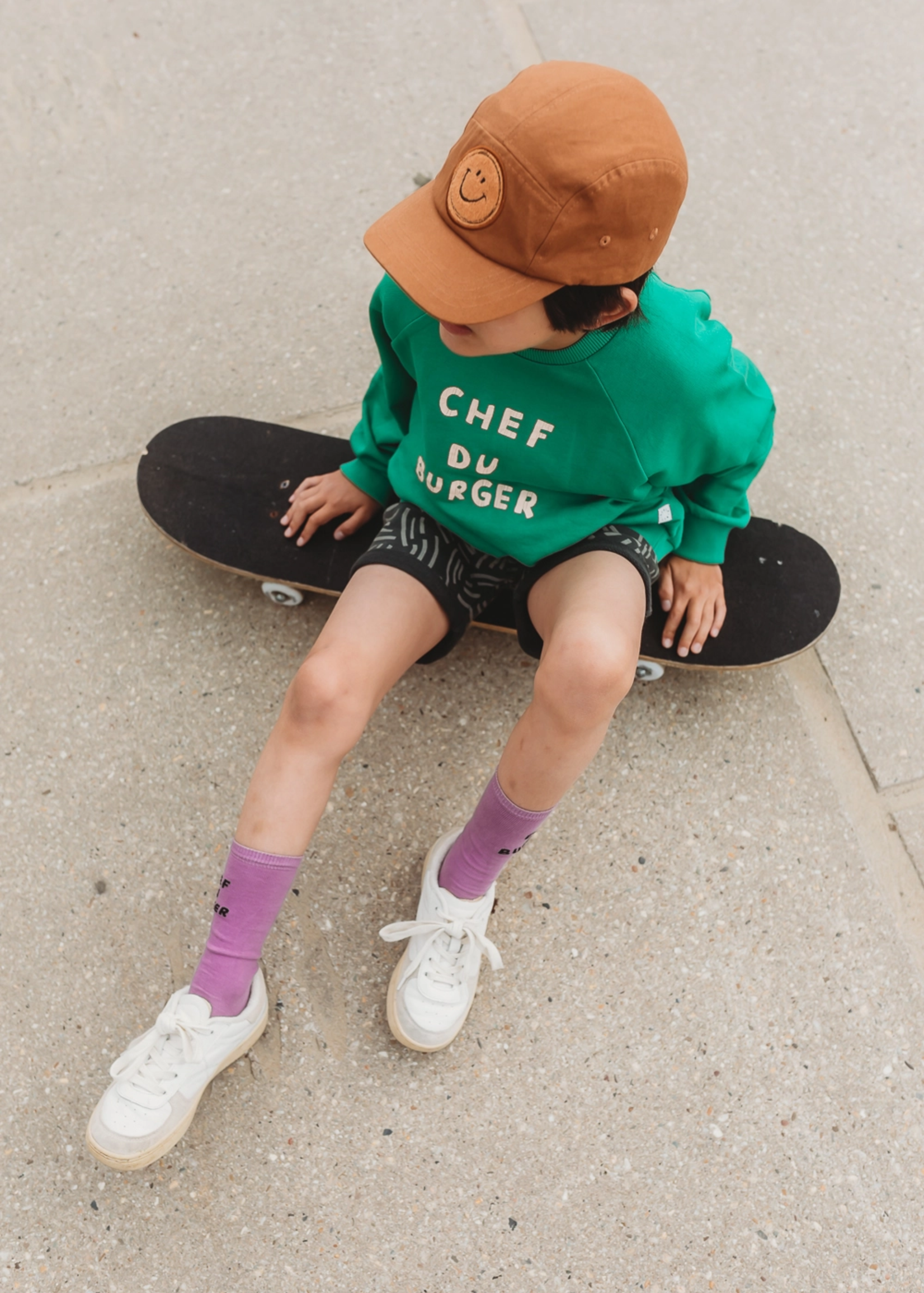 Sproet&Sprout Sproet&Sprout | Socks Chef du burger purple – Purple