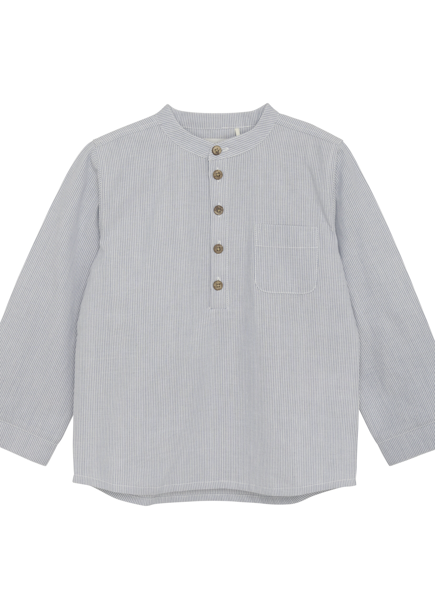 Huttelihut Huttelihut | Shirt LS Woven Stripe - Citadel