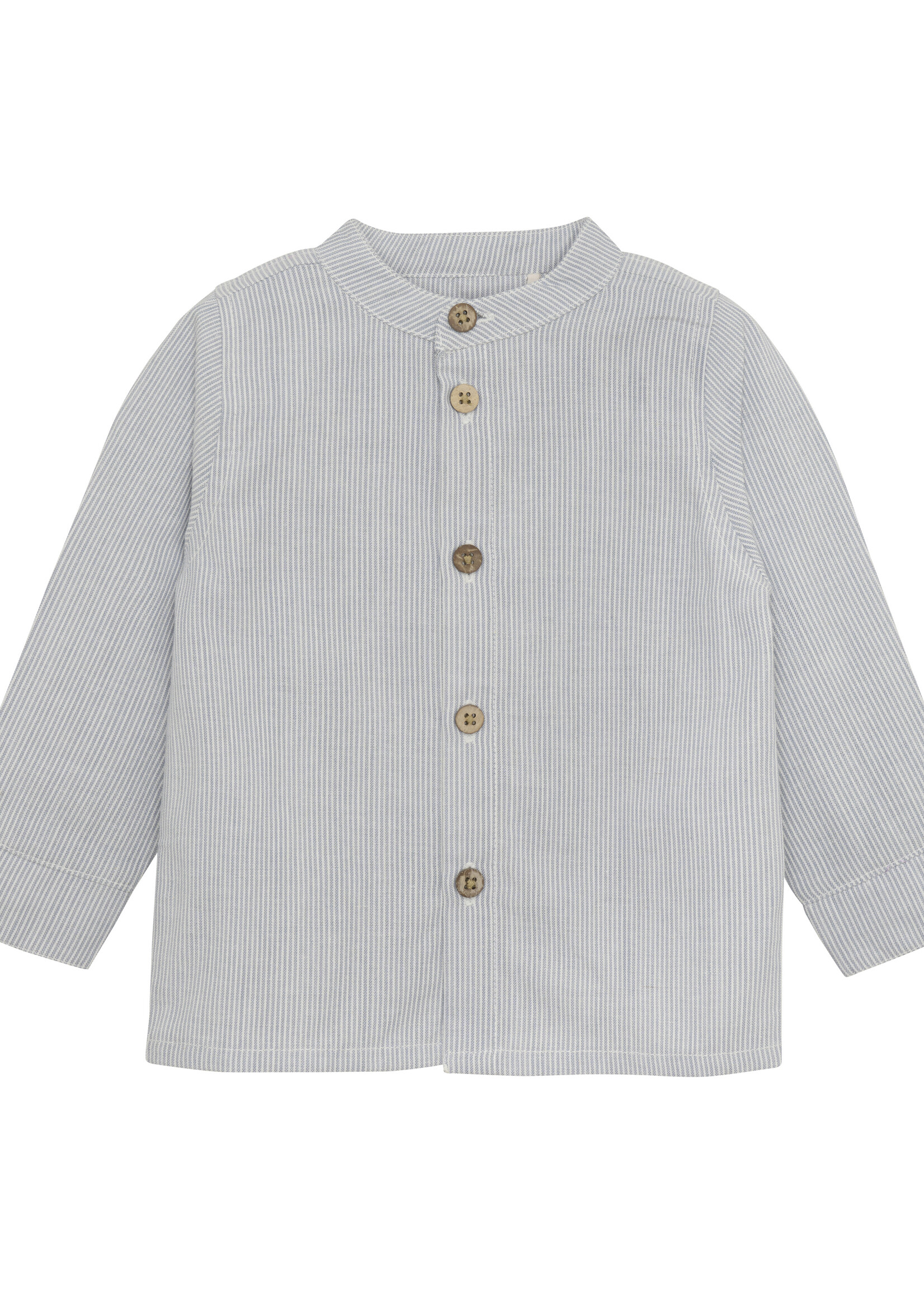 Huttelihut Huttelihut | Shirt LS Woven Stripe - Citadel