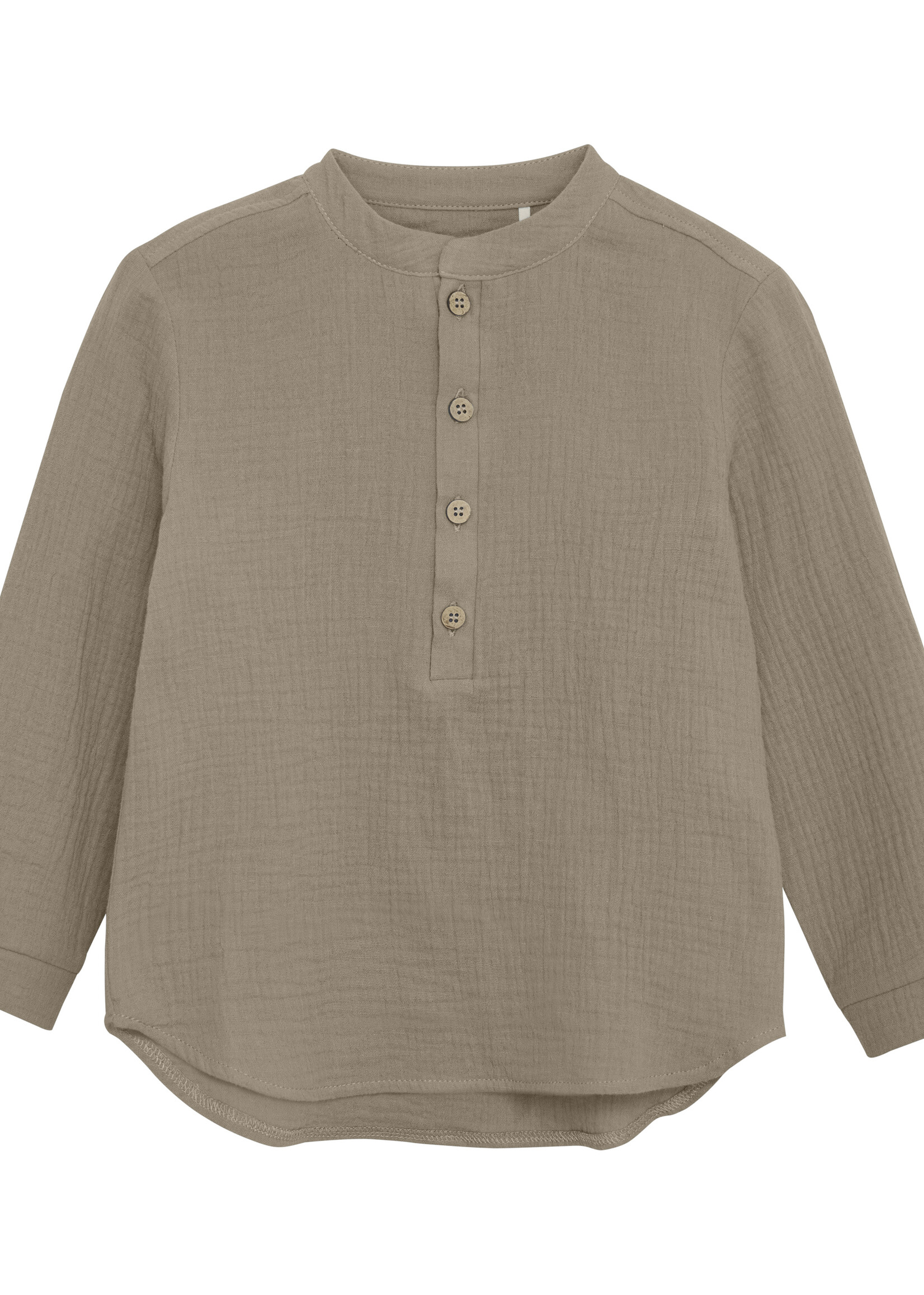 Huttelihut Huttelihut | Shirt LS Muslin - Silver Sage