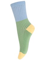 Melton Melton | Block Colour Socks - Watercress - col.3027