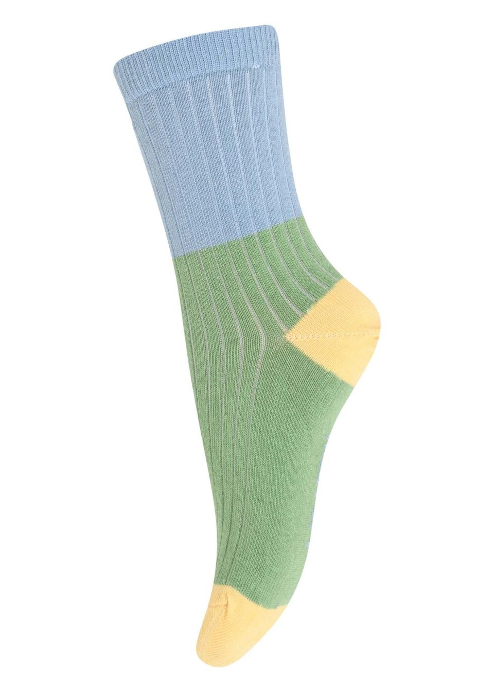 Melton Melton | Block Colour Socks - Watercress - col.3027