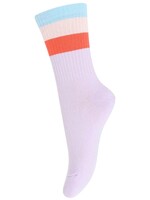 Melton | Wide Stripes socks - Cloud Lilac - col. 4111