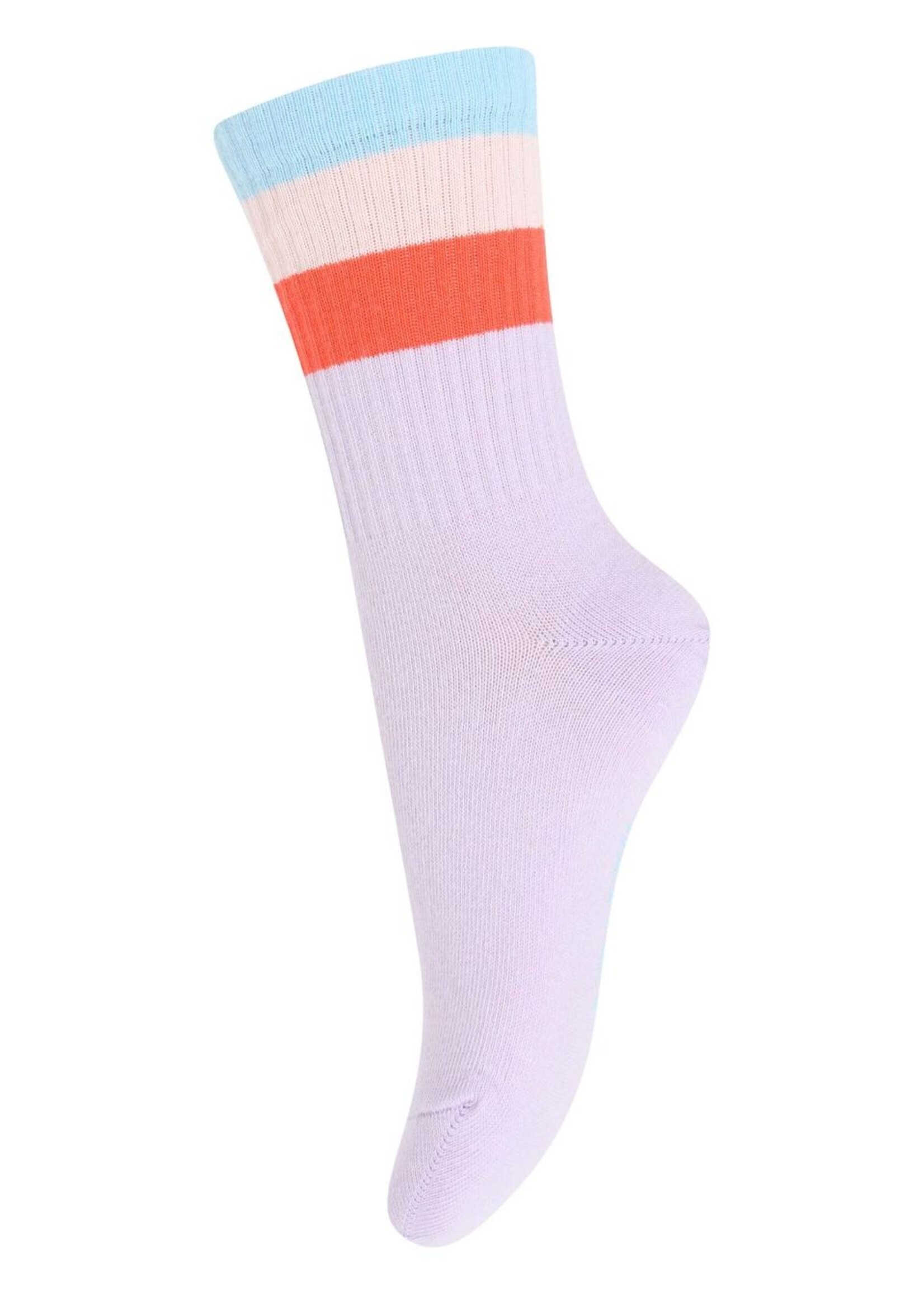 Melton | Wide Stripes socks - Cloud Lilac - col. 4111