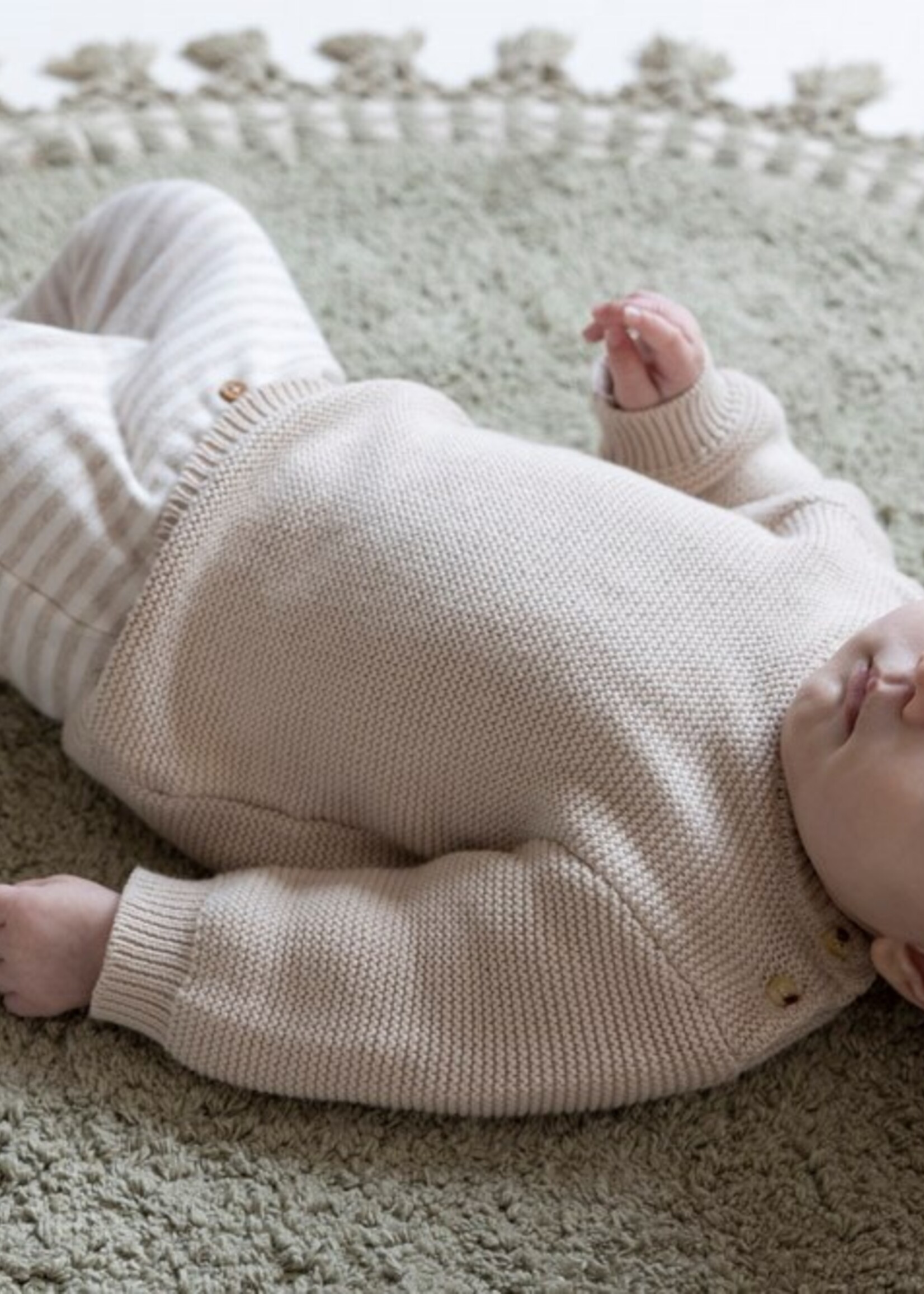 Feetje Feetje | Sweater gebreid - Eat Your Veggies - Zand