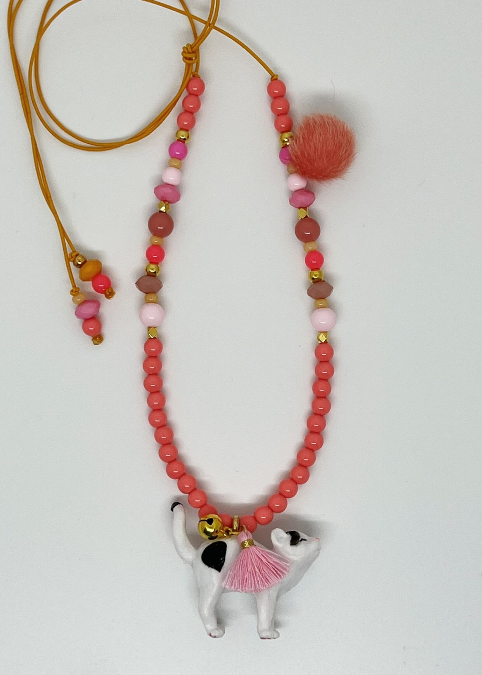 ByMelo ByMelo | Ketting - Poes - Roze