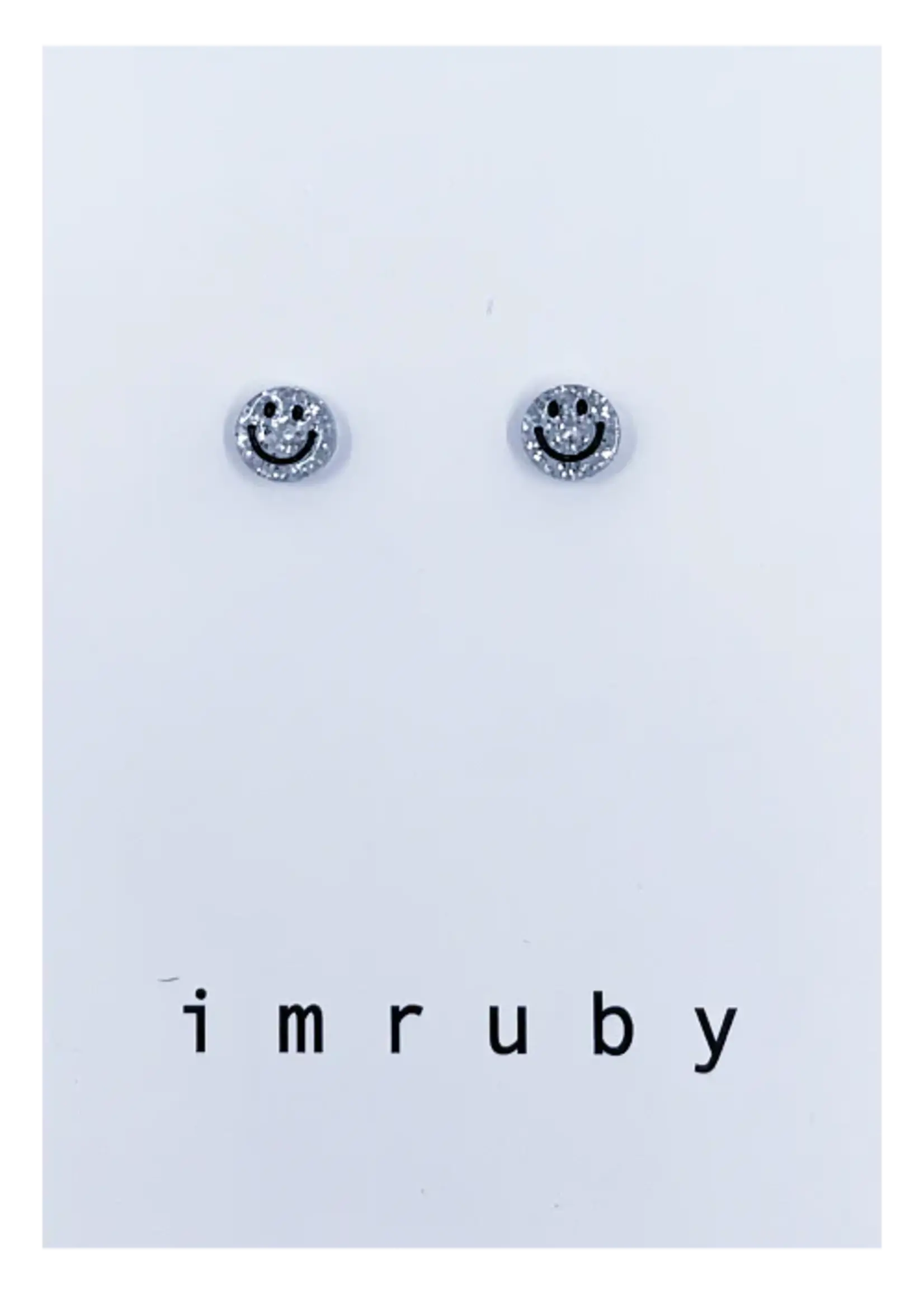imruby imruby | oorbellen - smiley - glitters