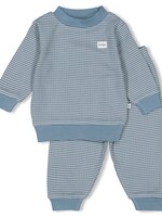 Feetje Feetje | Wafel pyjama - Ijs Blauw