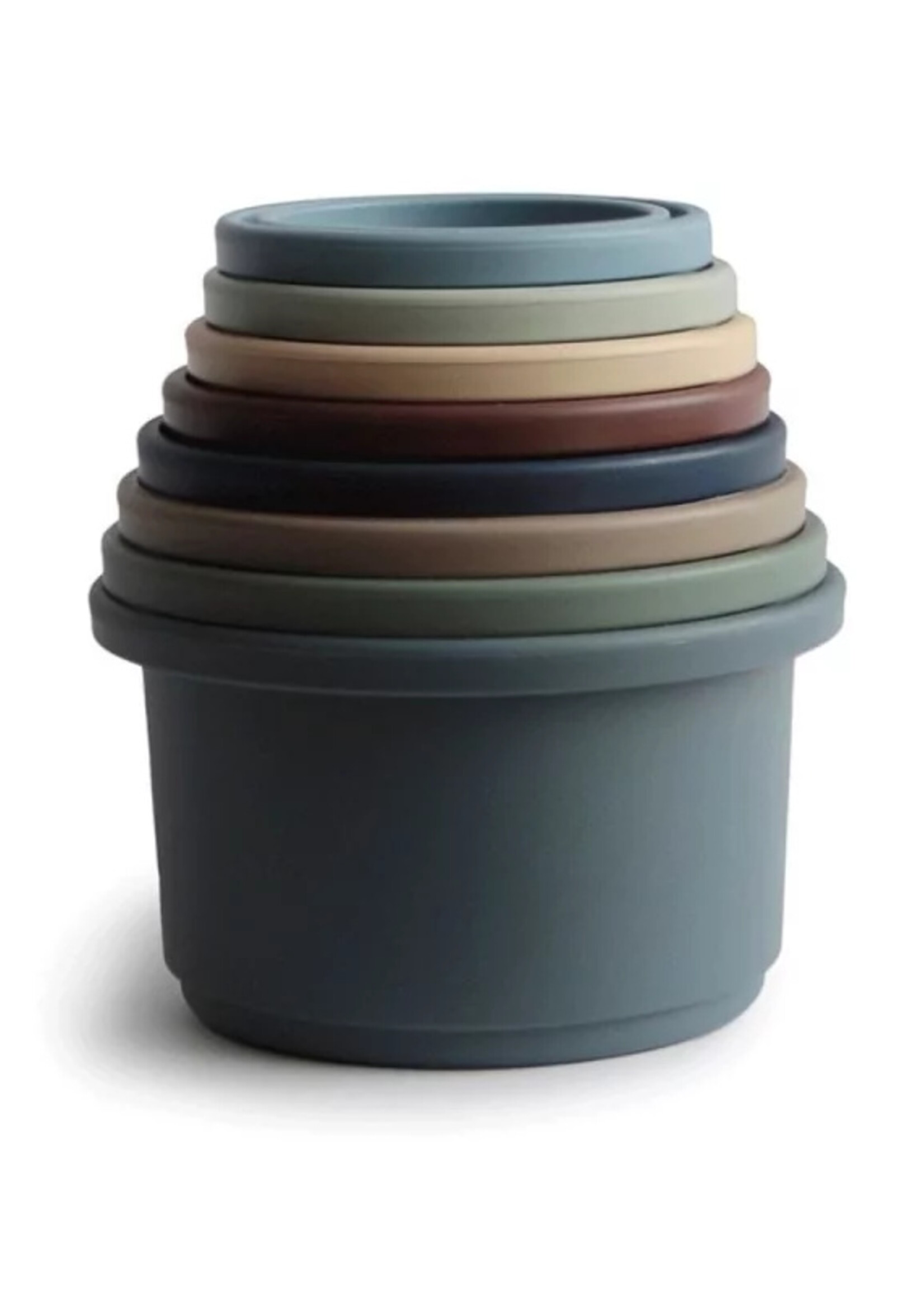 Mushie Mushie | Stacking cups - Forrest