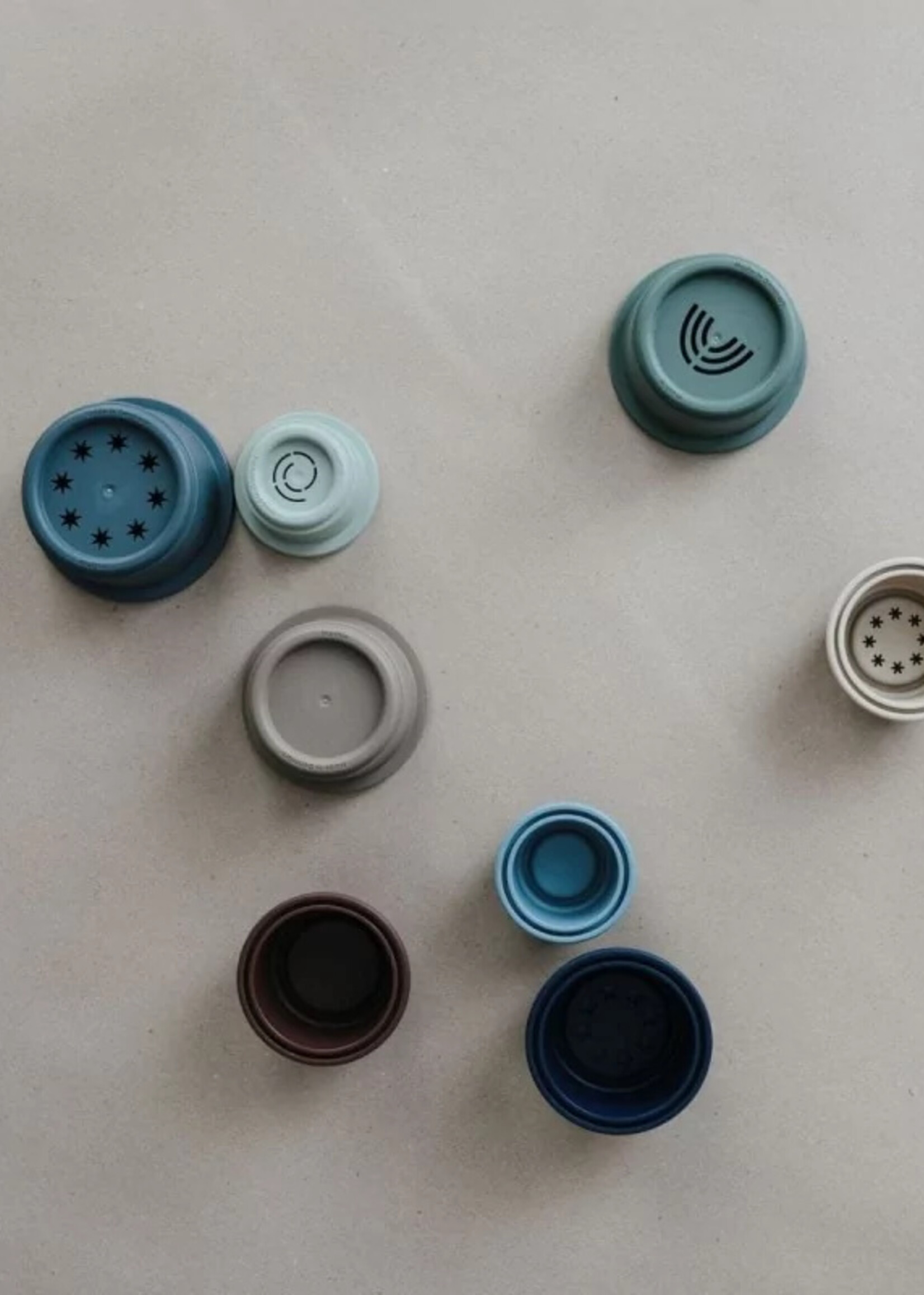 Mushie Mushie | Stacking cups - Forrest